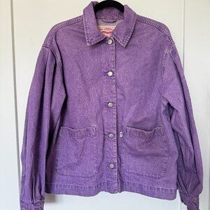Levi's Purple Denim Jacket